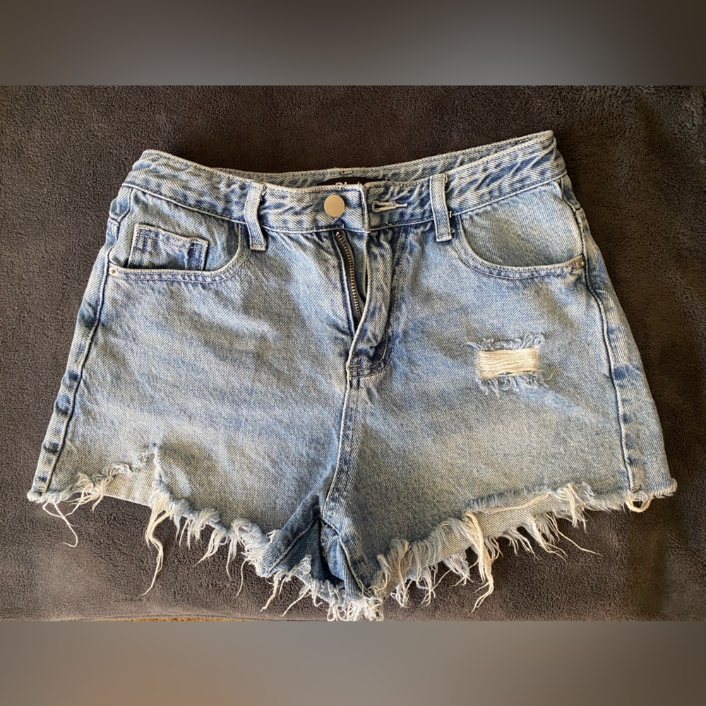 Women’s Distressed Denim Shorts